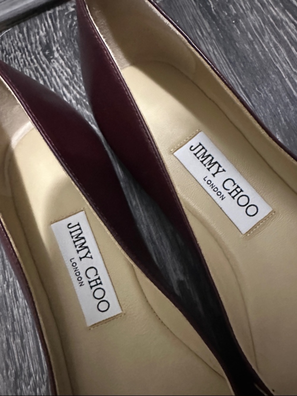 Jimmy Choo Elisa leather and patent ballet‎ flat EU 36.5 US 6.5 - Picture 4 of 7